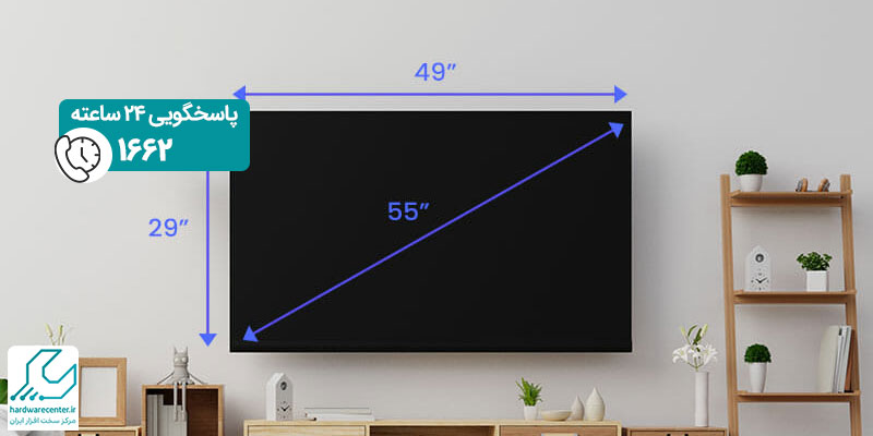ابعاد تلویزیون پاناسونیک